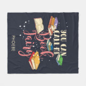 Je kunt me boekenfeiale boekworm noemen fleece deken (Voorkant (Horizontaal))