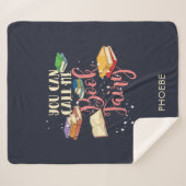 Je kunt me boekenfeiale boekworm noemen sherpa deken (Voorkant (horizontaal))