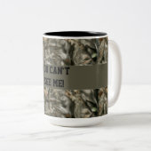 Je kunt me geen grappige Camo Mok zien (Voorkant rechts)