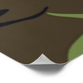 Je kunt me geen grappige militaire groene camoufla poster (Hoek)