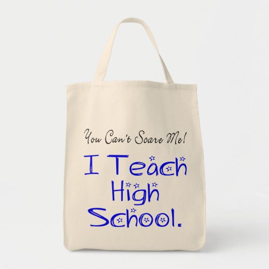 Je kunt me geen middelbare schoolleraar geven tote bag (Voorkant)