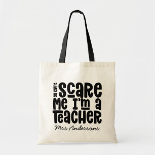 Je kunt me geen tipografische cadeau voor leraren tote bag