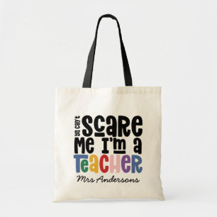 Je kunt me geen tipografische cadeau voor leraren tote bag
