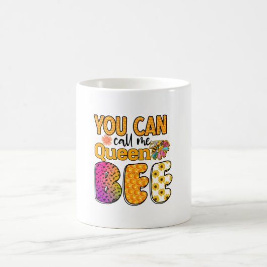 Je kunt me koningin worden genoemd koffiemok (Center)