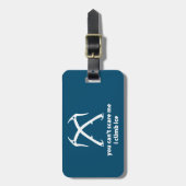 Je kunt me niet bang maken als ik ijs beklimt bagagelabel (Voorkant verticaal)