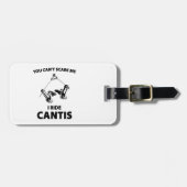 Je kunt me niet bang maken als ik op Cantis rijd Bagagelabel (Voorkant horizontaal)