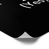 Je kunt me niet bang maken dat ik een Crazy opa he Poster (Hoek)