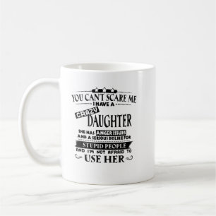 Je kunt me niet bang maken dat ik een gek shirt he koffiemok