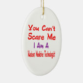 Je kunt me niet bang maken dat ik een nucleaire ge keramisch ornament (Rechts)