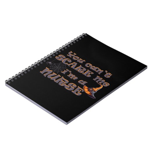 Je kunt me niet bang maken dat ik een verpleegster notitieboek (Linkerzijde)