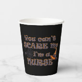 Je kunt me niet bang maken dat ik een verpleegster papieren bekers (Achterkant)