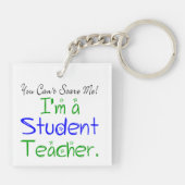 Je kunt me niet bang maken, grappig Gezegde van le Sleutelhanger (Achterkant)