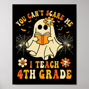Je kunt me niet bang maken Ik leer Halloween thee  Poster