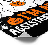 Je kunt me niet bang maken in een instant hoofdhal poster (Hoek)