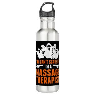 Je kunt me niet bang maken in een massagetherapeut waterfles 