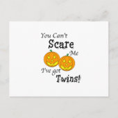 Je kunt me niet bang maken, met pompoenen. briefkaart (Voorkant)