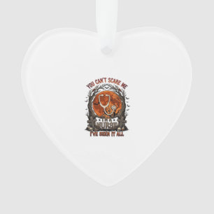 Je kunt me niet bang maken verpleegster Halloween Ornament
