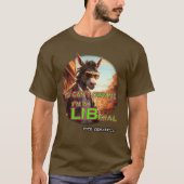 Je kunt me niet bezitten, ik ben liberaal t-shirt (Voorkant)