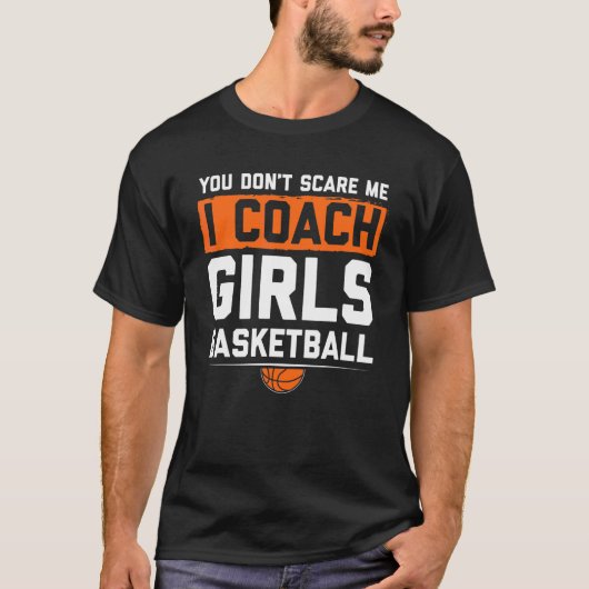 Je kunt me niet schelen dat ik coach Meisjes Baske T-shirt (Voorkant)