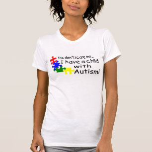 Je kunt me niet schelen dat ik een kind met autism t-shirt