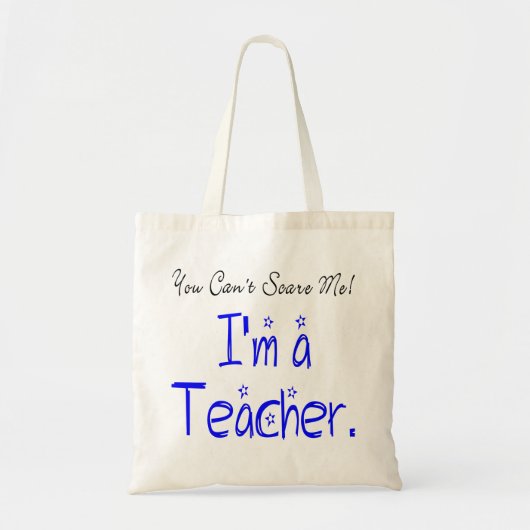 Je kunt me niet schelen, grappige schoolofferte tote bag (Voorkant)