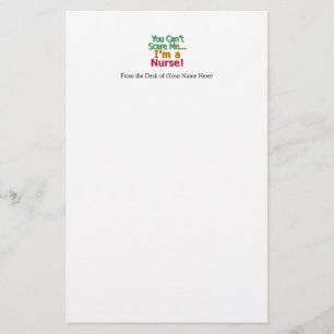 Je kunt me niet schelen, grappige verpleegster briefpapier