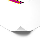 Je kunt me niet schelen, grappige verpleegster perfect poster (Hoek)