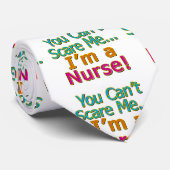 Je kunt me niet schelen, grappige verpleegster stropdas (Opgerold)