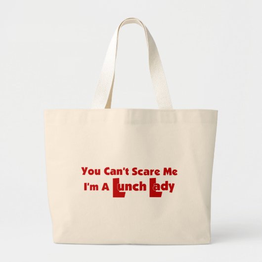 Je kunt me niet schelen grote tote bag (Voorkant)