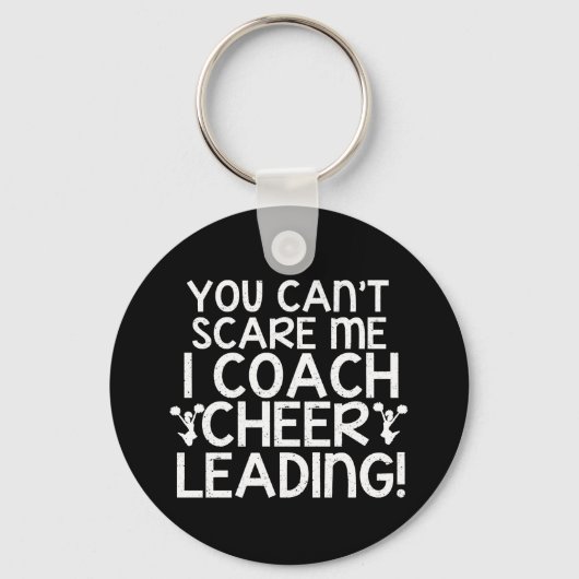 Je kunt me niet schelen, ik coach Cheerlead. Sleutelhanger (Voorkant)