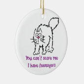 Je kunt me niet schelen keramisch ornament (Rechts)