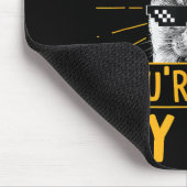 Je kunt me niet vertellen wat ik moet doen - grapp muismat (Hoek)