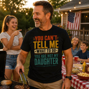 Je Kunt Me Niet Vertellen Wat Ik Moet Doen Grappig T-shirt
