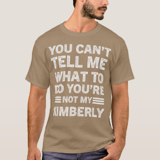 Je kunt me niet vertellen wat ik moet doen, je ben t-shirt