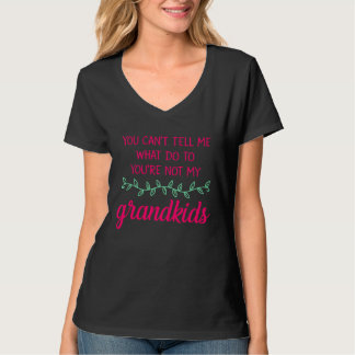 Je kunt me niet vertellen wat ik moet doen, je ben t-shirt