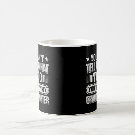 Je kunt me niet vertellen wat ik moet doen. koffiemok (Center)