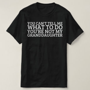 Je kunt me niet vertellen wat, om te doen ben je n t-shirt