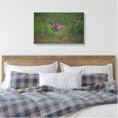 Je kunt me niet zien! canvas afdruk (Insitu (Slaapkamer))