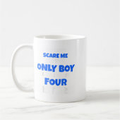 Je kunt me niet zien dat ik vier zussen heb, broed koffiemok (Links)