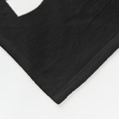 Je kunt me niet zien, ik heb drie zussen, alleen b fleece deken (Hoek)