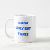 Je kunt me niet zien, ik heb drie zussen, alleen b koffiemok (Links)