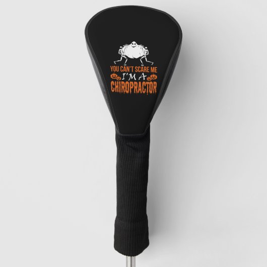 Je kunt me vergeven met Chiropractor Halloween Golfheadcover (Voorkant)