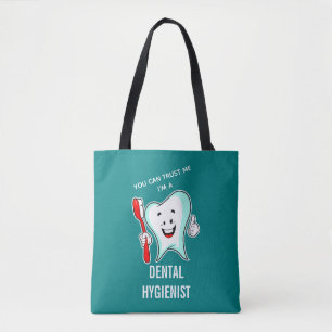 Je kunt me vertrouwen ik ben een Tandheelkundige H Tote Bag