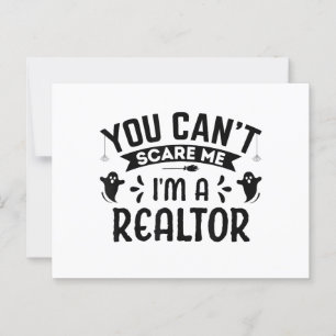Je kunt me verzorgen als Realtor Funny Halloween R Briefkaart