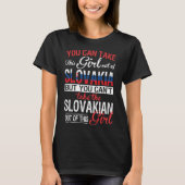 Je kunt meisje uit Slowakije halen met een Slowaak T-shirt (Voorkant)