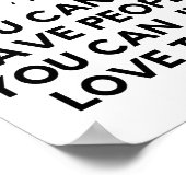 Je kunt mensen niet redden van hen poster (Hoek)