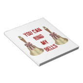 Je kunt mijn cellen bellen notitieblok (Schuin)