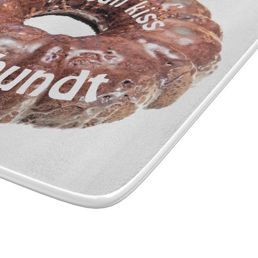 Je kunt mijn gebundelde grappige cake kussen snijplank (Hoek)