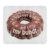 Je kunt mijn gebundelde grappige cake kussen snijplank (Voorkant)