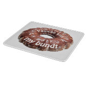 Je kunt mijn gebundelde grappige cake kussen snijplank (Hoek)